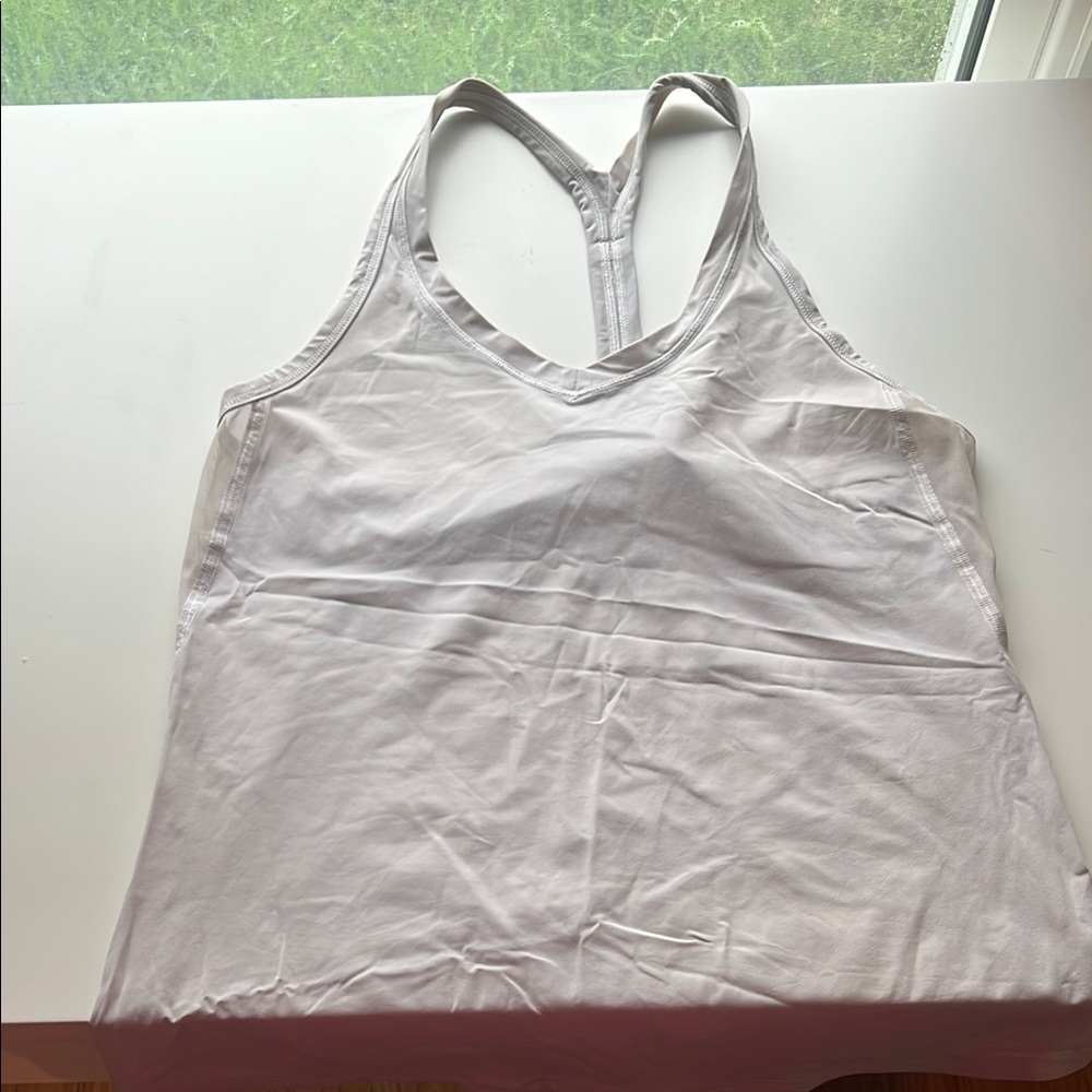 Lululemon White Tank Top